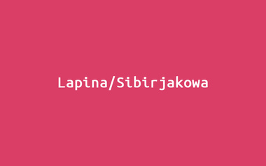 Lapina/Sibirjakowa Lapina/Sibirjakowa