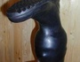 Gummistiefel als Hut