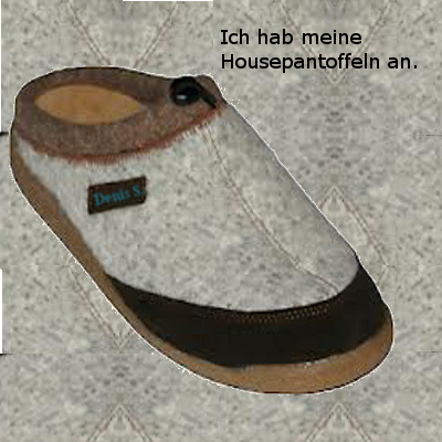 Denis S. - I wear my houseshoes