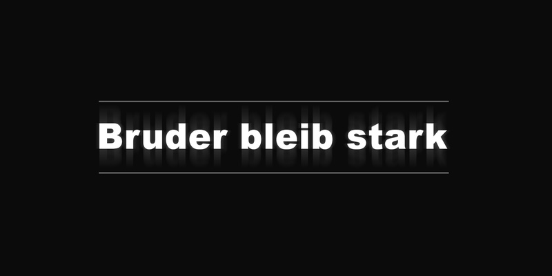 MIIIION - Bruder sei stark