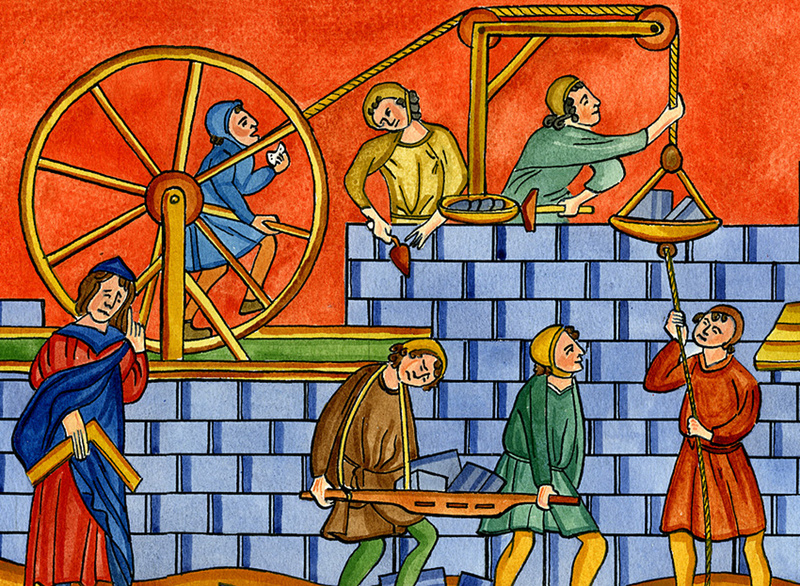 sonjabusch - Medieval Vibrations - The Castle-Builders