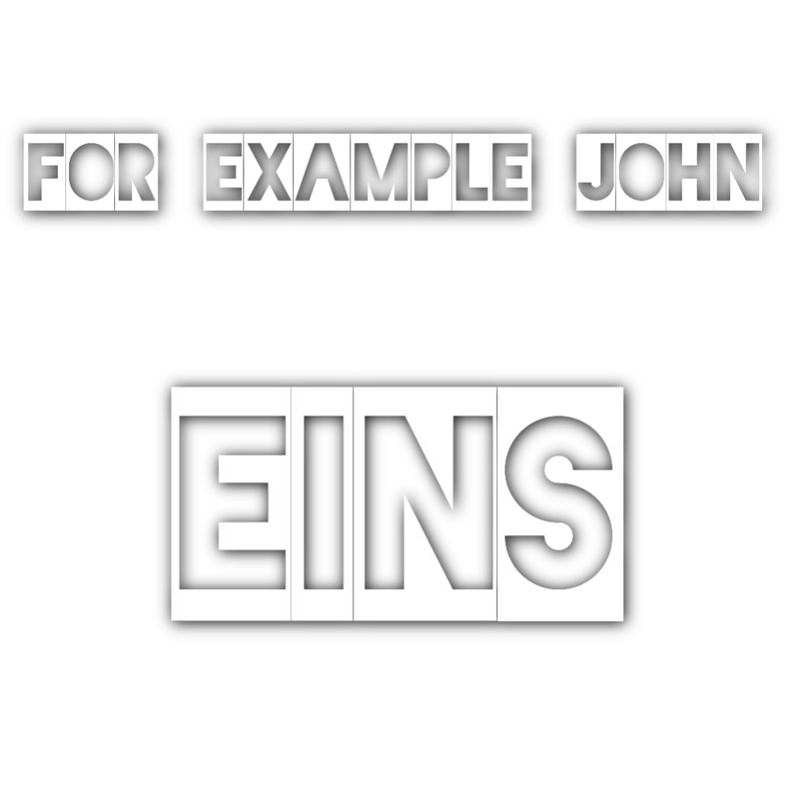 For Example John - Eins