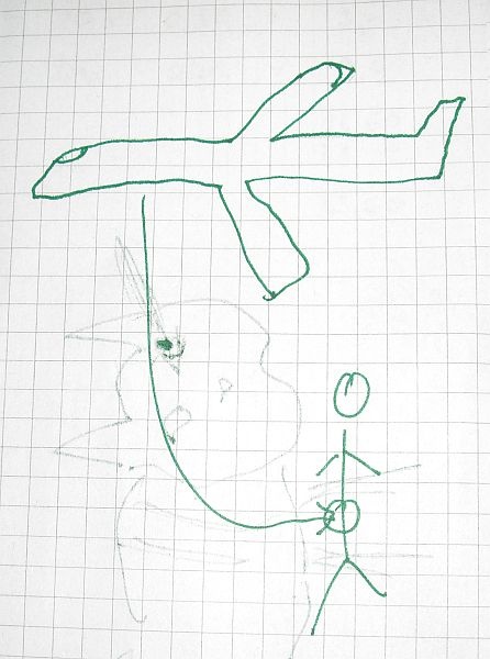 Pierre - Flugzeug im Bauch