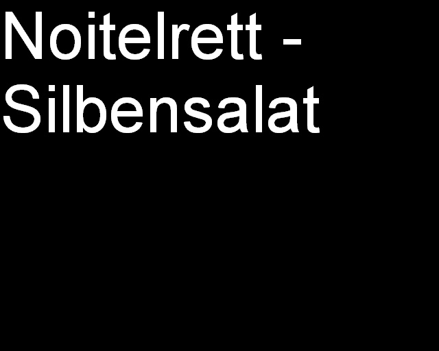 Silbensalat (Noitelrett Mix)