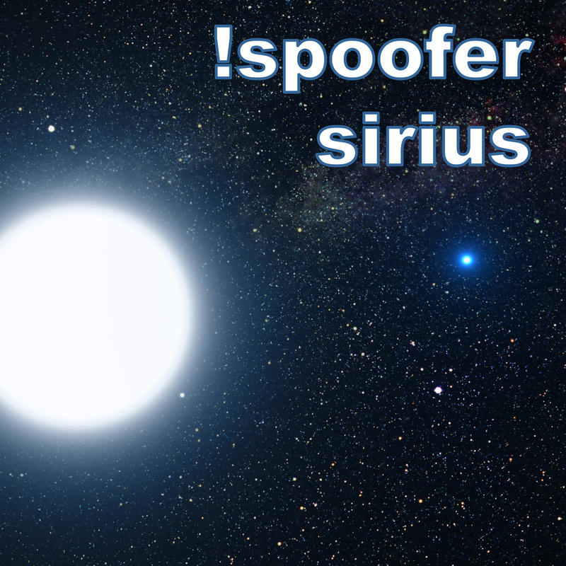 !spoofer - Sirius