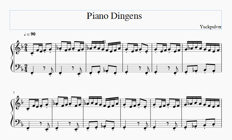 Yuckpulver - Piano Dingens