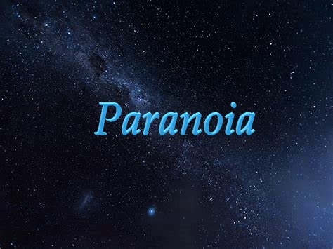 morpheus1977 - Paranoia