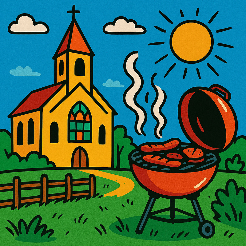 Tasukete Music - SUNDAY (With Church and BBQ)