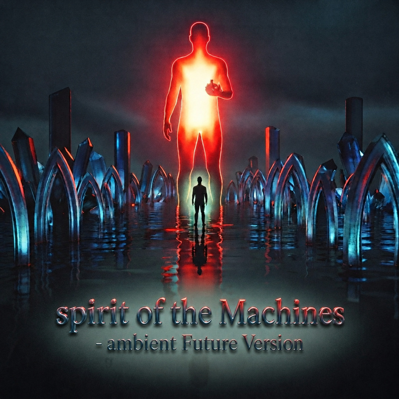 white button - Spirit of the Machines - ambient Future Version